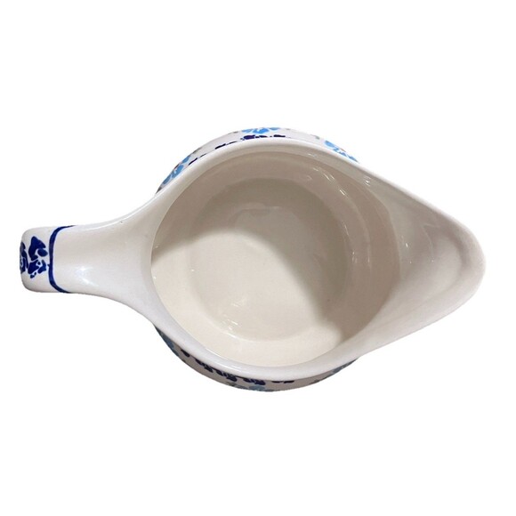 GravyBoat Handcrafted by Zaklady Boleslawiec in Poland- Pitcher Blue Flowers-331 - Picture 9 of 16